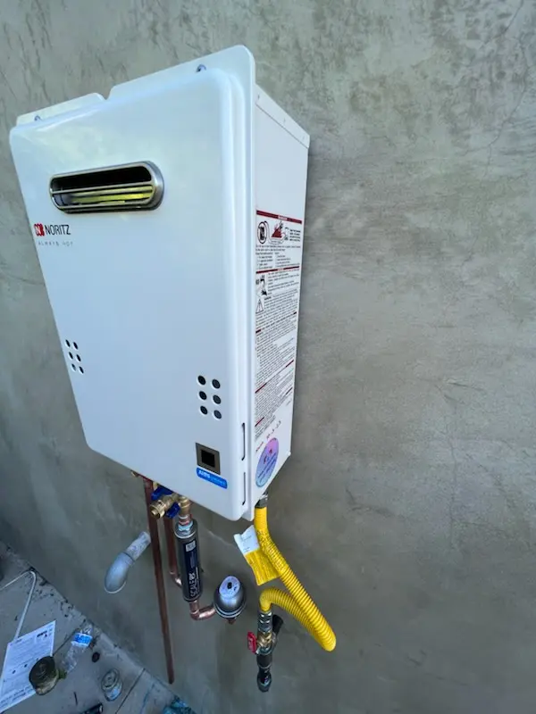 Tankless water heater installation for Hiawatha Woods homes